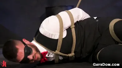 Leather Wedding Tux Bondage Anal